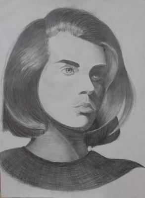 Anna (Black-And-White Portrait). Mukorina Polina
