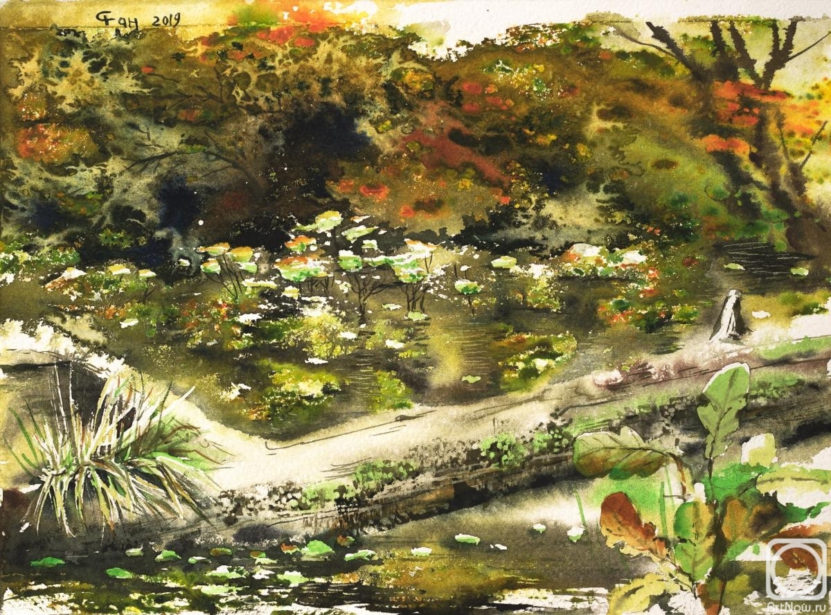 Fan Yulia. autumn pond II