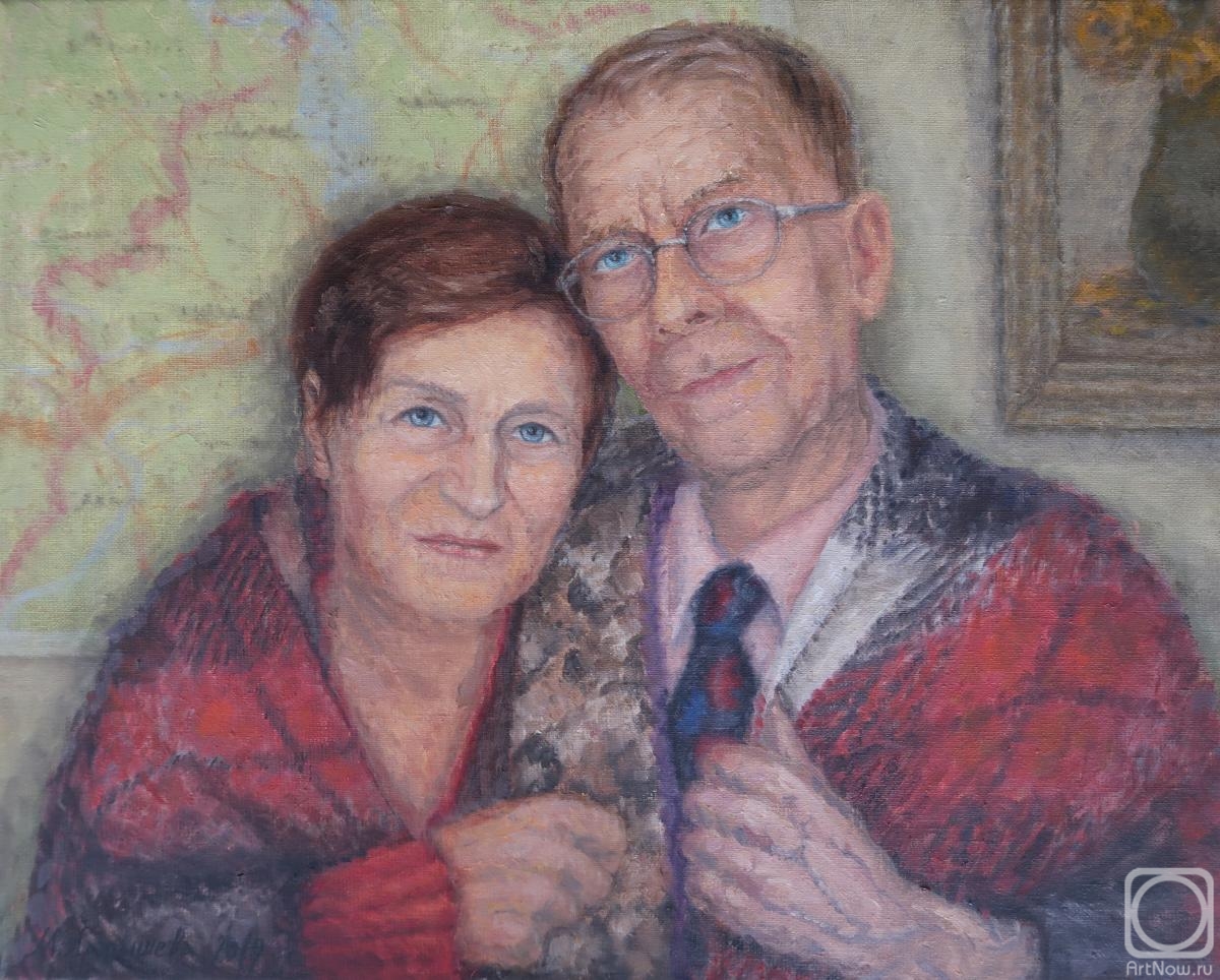 Latysheva Maria. Portrait of my parents