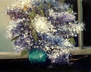Privalov Mikhail Anatolievich. Lilacs on the window sill