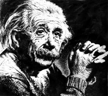 Albert Einstein. Abaimov Vladimir