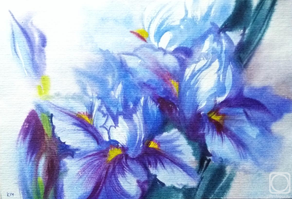 Mikhalskaya Katya. Azure irises