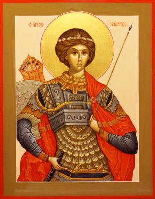 Icon of the great Martyr George the victorious (The Icon Of The Saint). Rybina-Egorova Alena