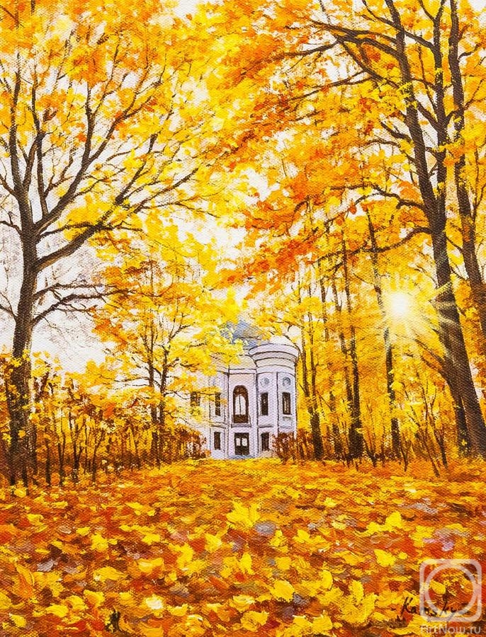 Kamskij Savelij. Golden Autumn. In the Catherine Park