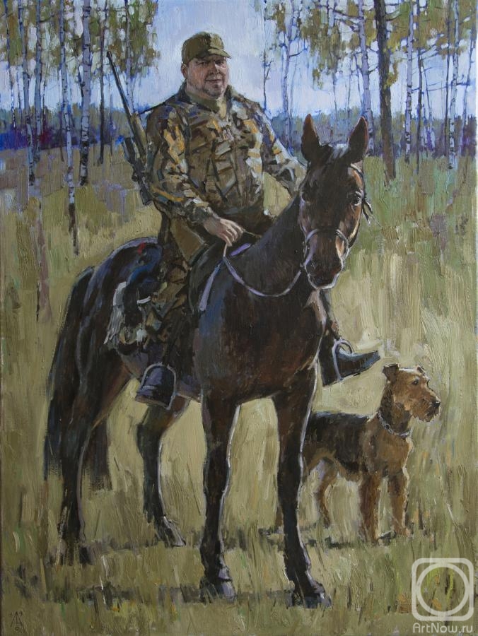 Avdeev Sergey. Hunting portrait