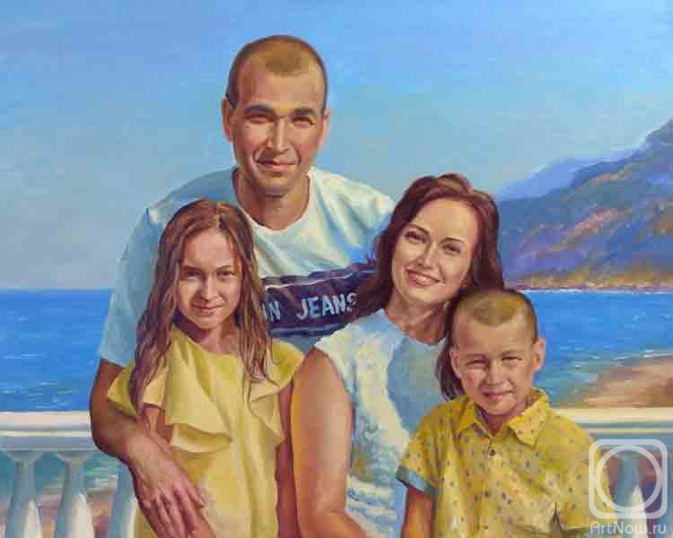 Drobinin Alexandr. Family portrait