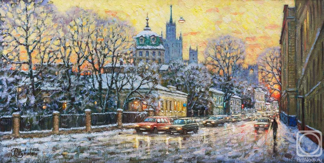 Razzhivin Igor. Colors of winter sunset