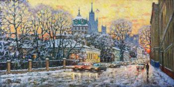 Razzhivin Igor Vladimirovich. Colors of winter sunset