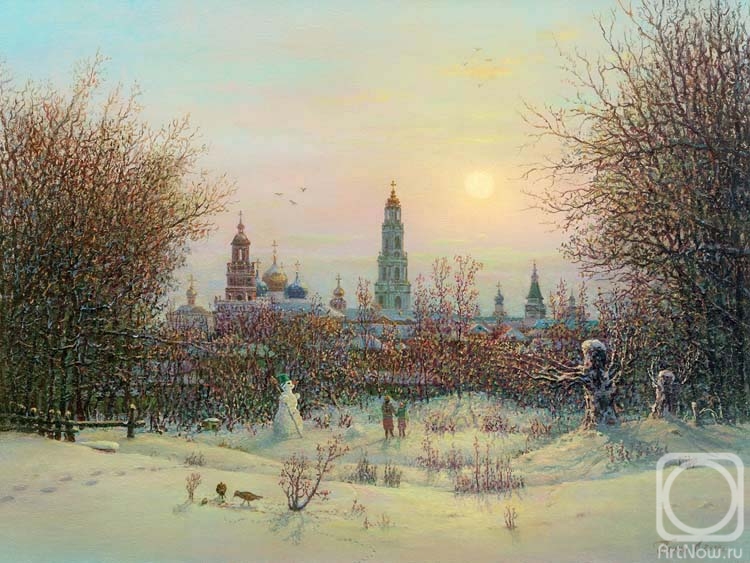 Panin Sergey. Holy Trinity-St. Sergius Lavra. Evening bell