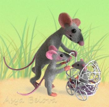 On the walk (Year Of The Mouse). Belova Asya