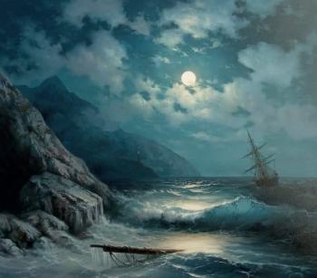 Plot by I.K.Aivazovsky