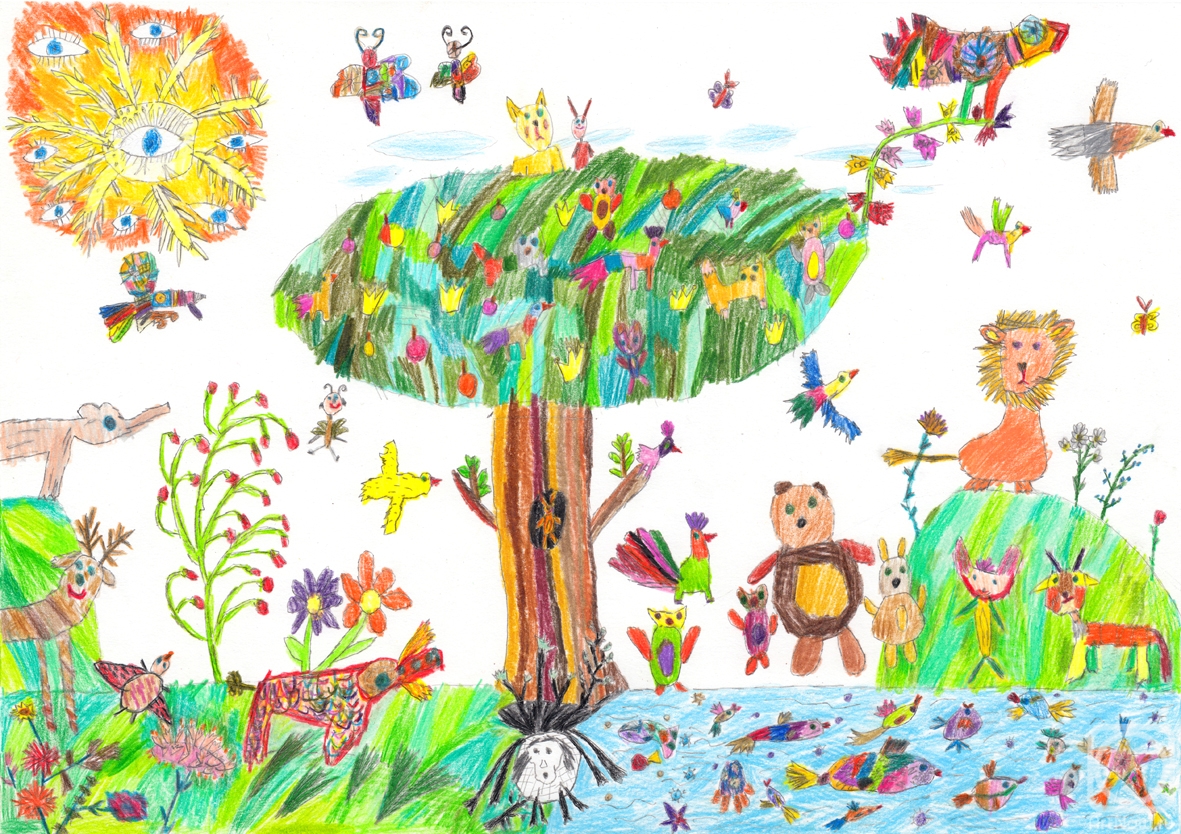 Obolenskiy Alexandr. Dream of King Nebuchadnezzar