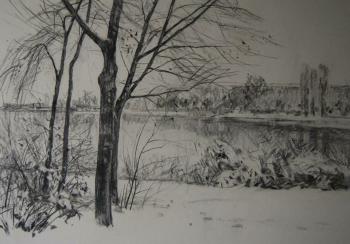 Winter in Krasnodar (Drowing). Sayapina Elena