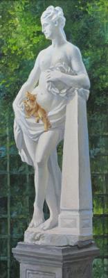 Glory (from the Summer Garden series) (Cat Sculpture). Popova Irina