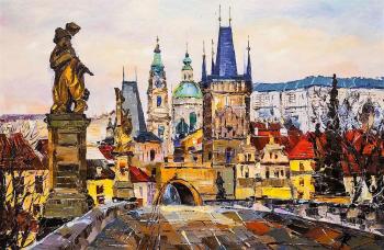 Charles Bridge. Legends of Old Prague (Old Buildings). Rodries Jose