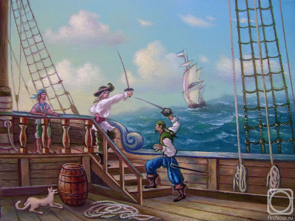 Kulagin Oleg. The pirate scene