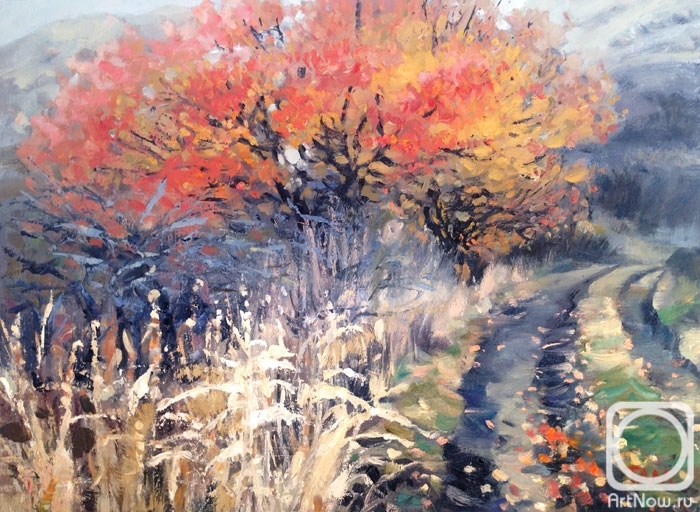 Myasnikova Tatyana. Autumn road