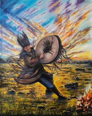 The dance of the shaman. Republic of Tuva (). Kiverskaya Yana