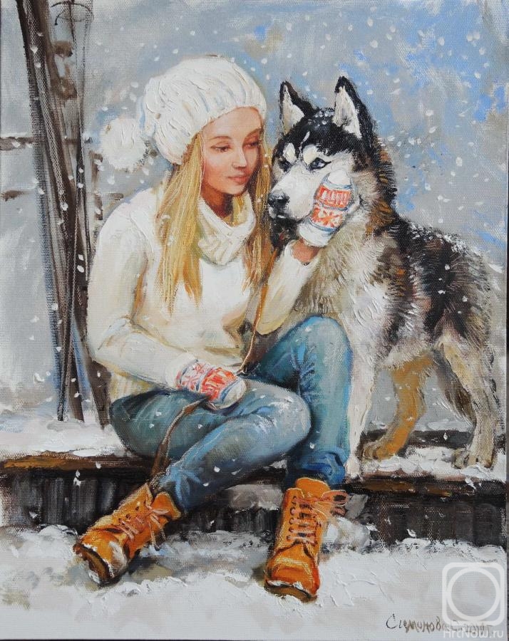 Simonova Olga. Husky girl