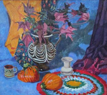 Still life with pumpkins (Paintings Moskaleva Irina). Moskaleva Irina