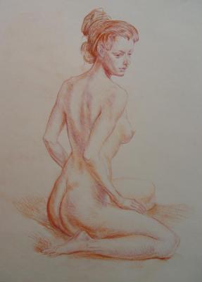 Nude sideways. Kostylev Dmitry