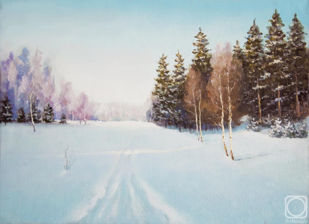 Kugel Aleksandr. The Winter Surroundings Of Yasnaya Polyana