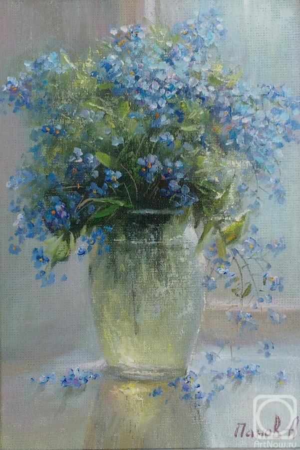 Painting «Forget-me-nots by the window» — buy on ArtNow.ru