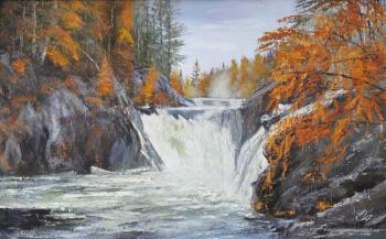 Kivach waterfall. Popov Alexander