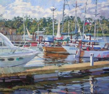 Yachts and boats. Moskaleva Irina