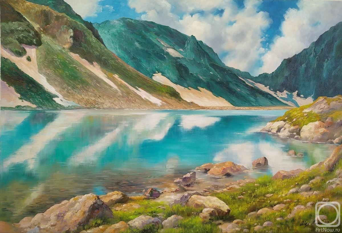 Romm Alexandr. Mountain Lake. In the reserved land