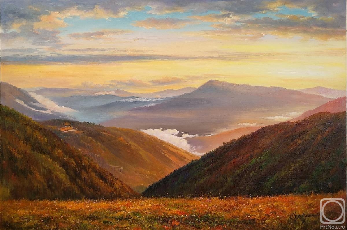 Romm Alexandr. Sunset in the mountains