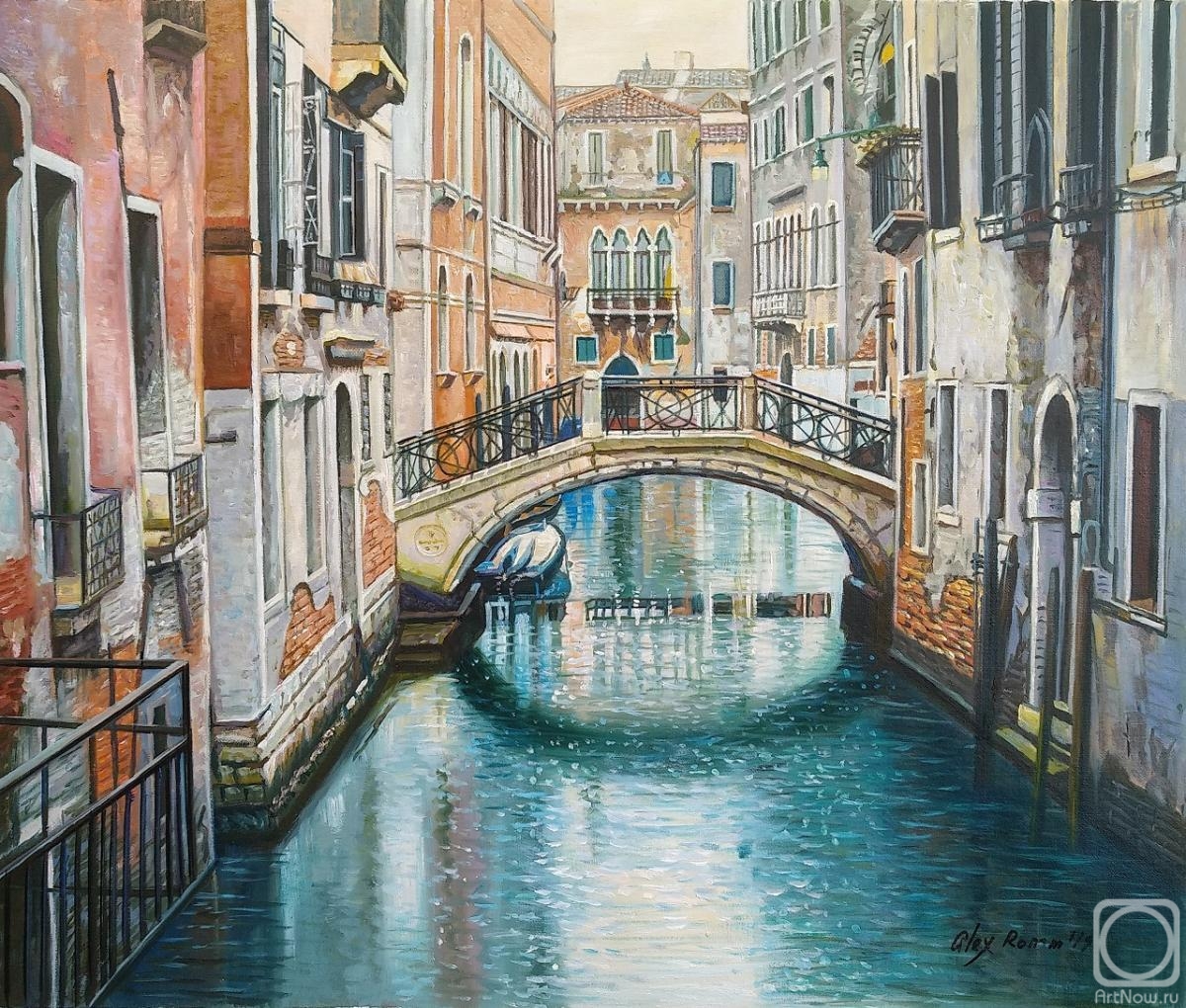 Romm Alexandr. Venetian vacation. A walk along the canals