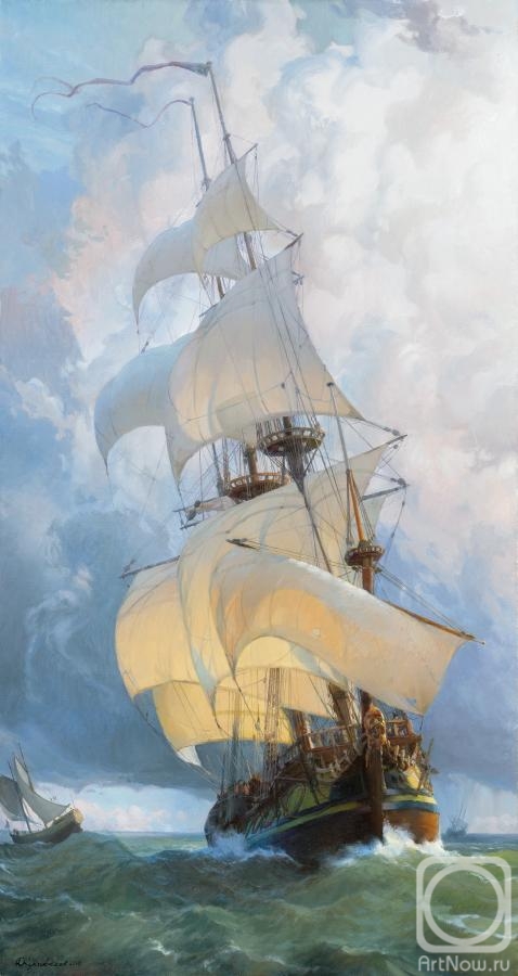 Kushevsky Yury. The frigate "Shtandart" of Peter the Great