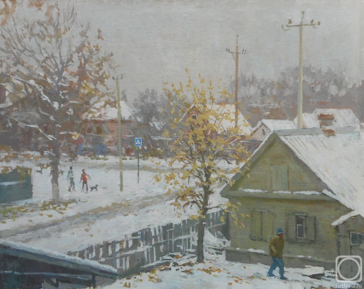 Saprunov Sergey. The patio in the winter. Tikhoretsk