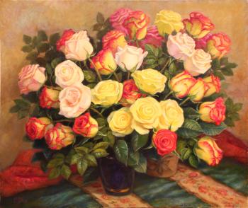 Two bouquets of roses. Shumakova Elena