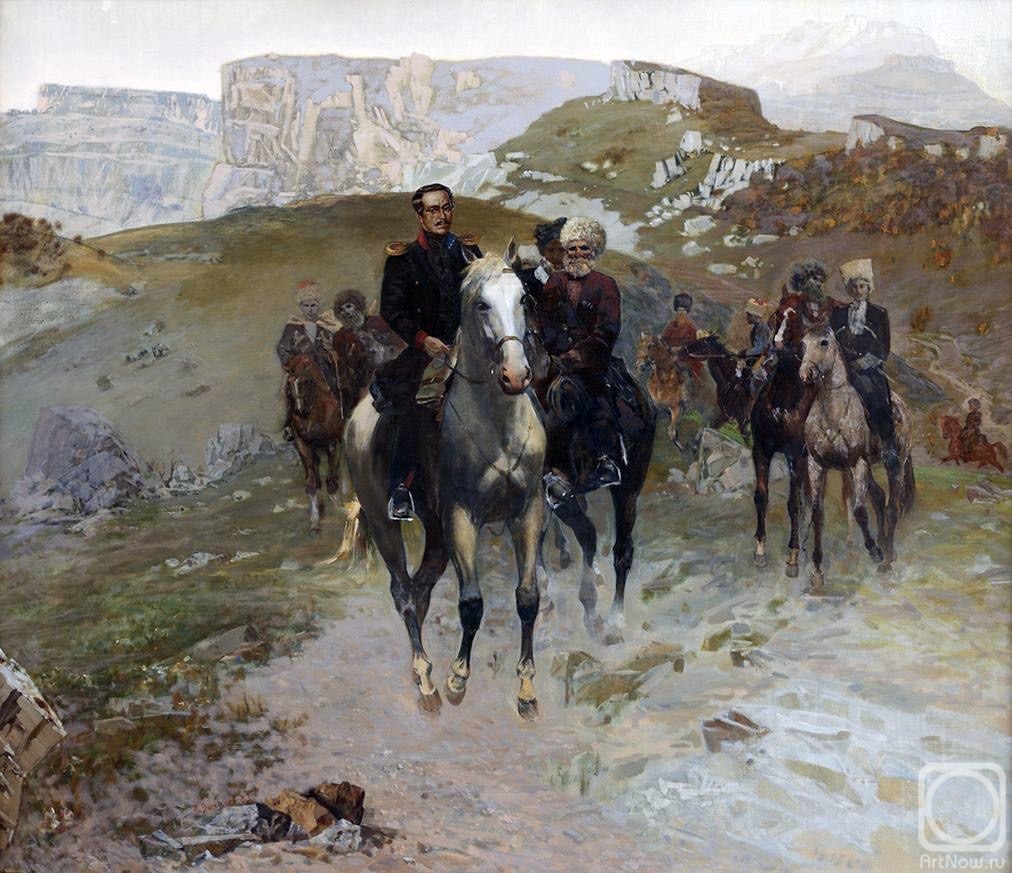 Zakharov Ivan. M.Y.Lermontov in the Caucasus