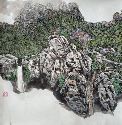 Village in the mountains