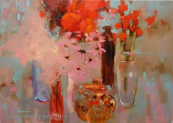 Patrushev Dmitry Victorovich. Still life with ceramic vase