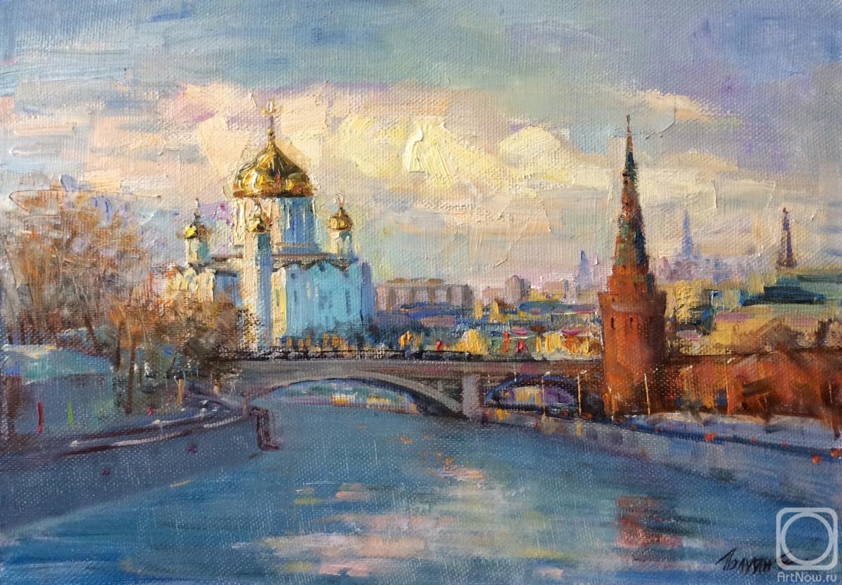 Poluyan Yelena. ver the Moscow River