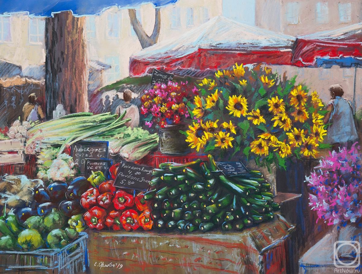 Orlova Elena. Market in Provence