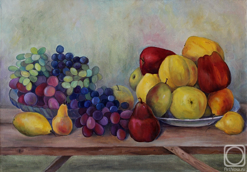 Maksimova Anna. Fruits and grapes