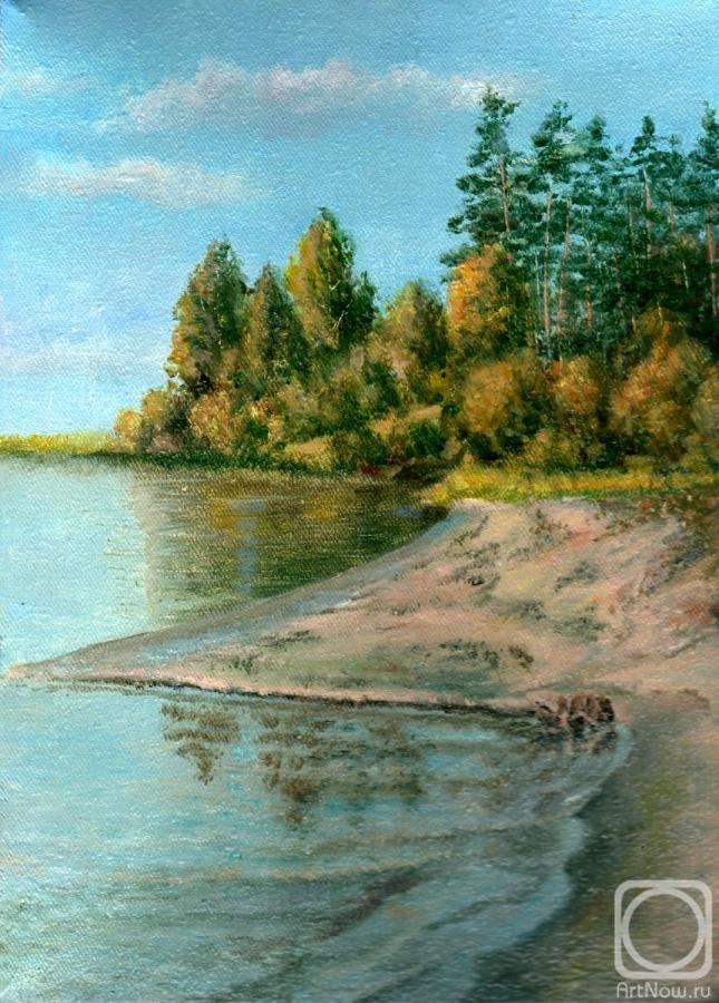 Abaimov Vladimir. On Talmenka River. August