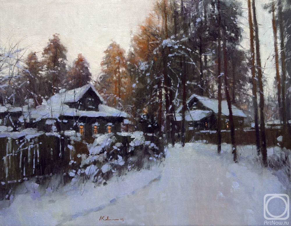 Savchenko Aleksey. Snowy evening