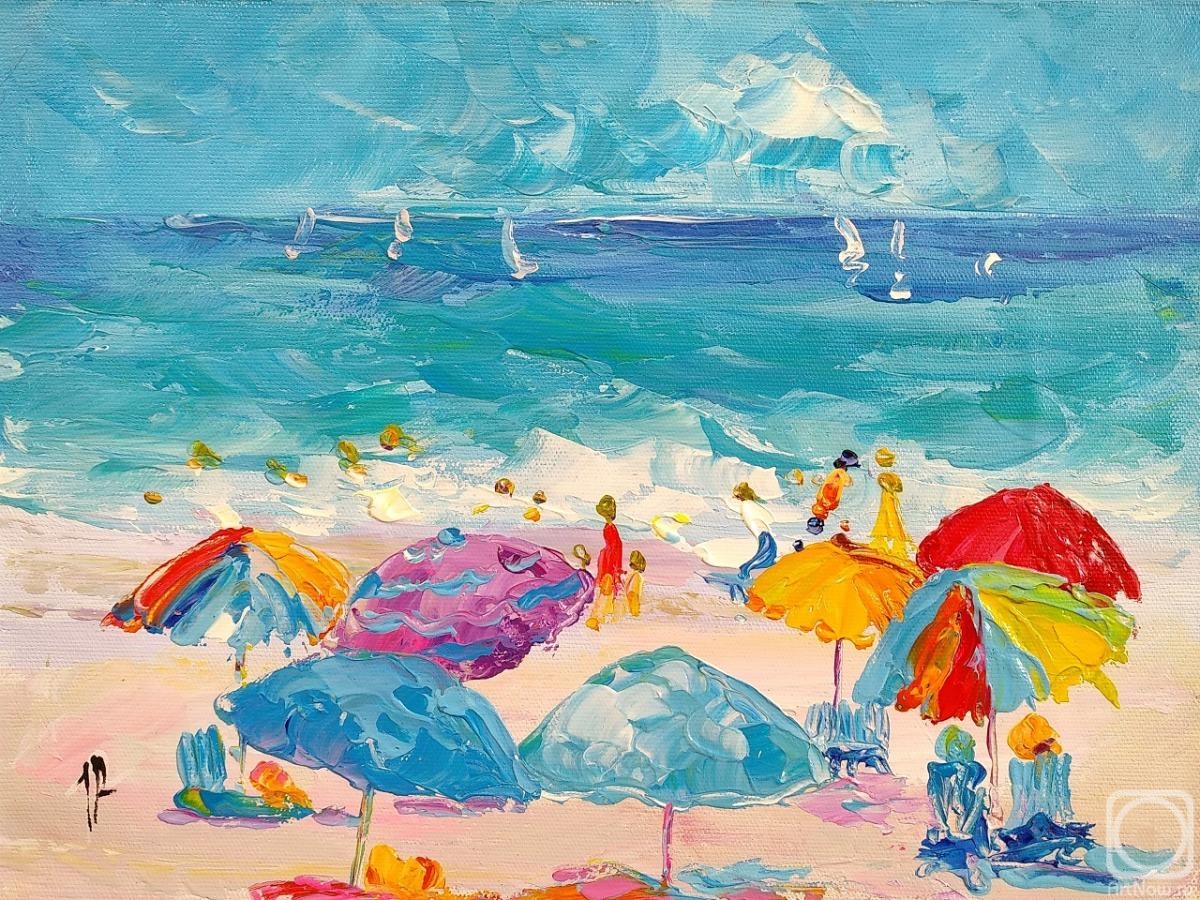 Rodries Jose. Summer stories. Multi-colored umbrellas N3