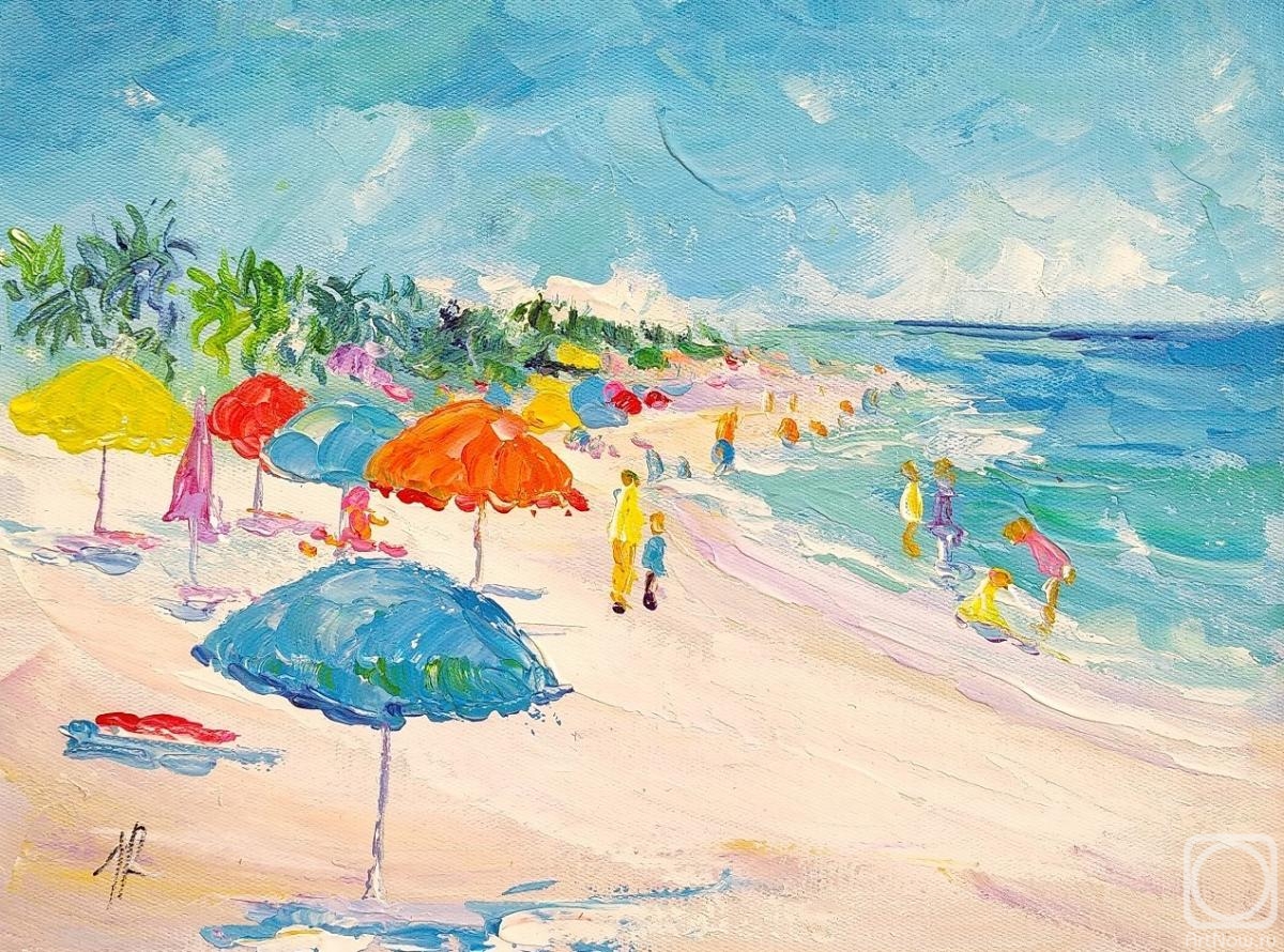 Rodries Jose. Summer stories. Multi-colored umbrellas N4