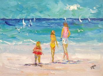 Summer stories. Children and the sea. Rodries Jose