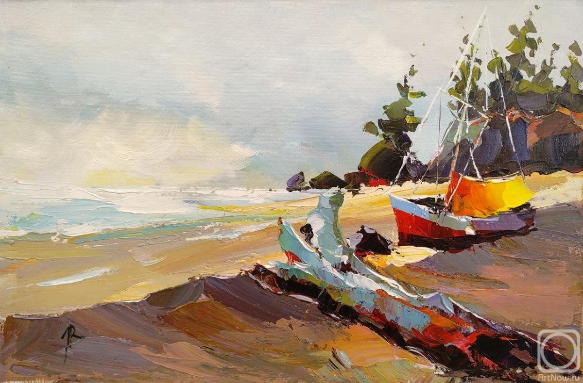 Rodries Jose. Boat on the shore N2
