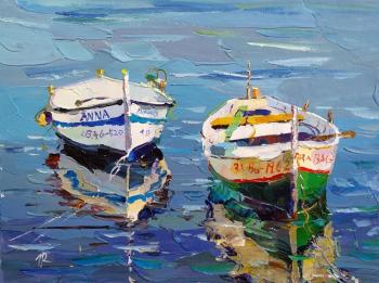 Two boats near the shore. Rodries Jose