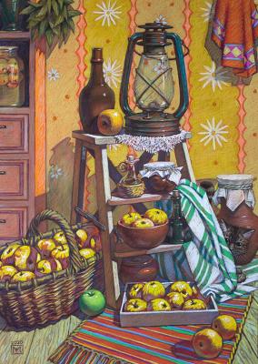 In the pantry (). Maslova Julea