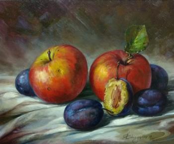 Apples and plums. Shurganov Vladislav